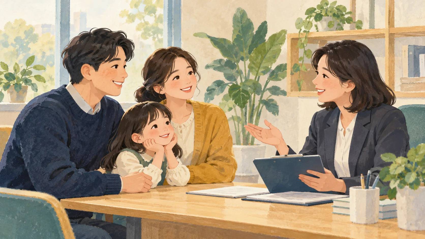 소득이 갑자기 줄었을 때 확인할 지원과 상담처 관련 일러스트