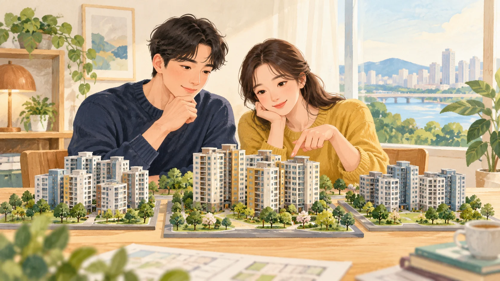 공공임대 모집공고 읽는 방법 관련 일러스트